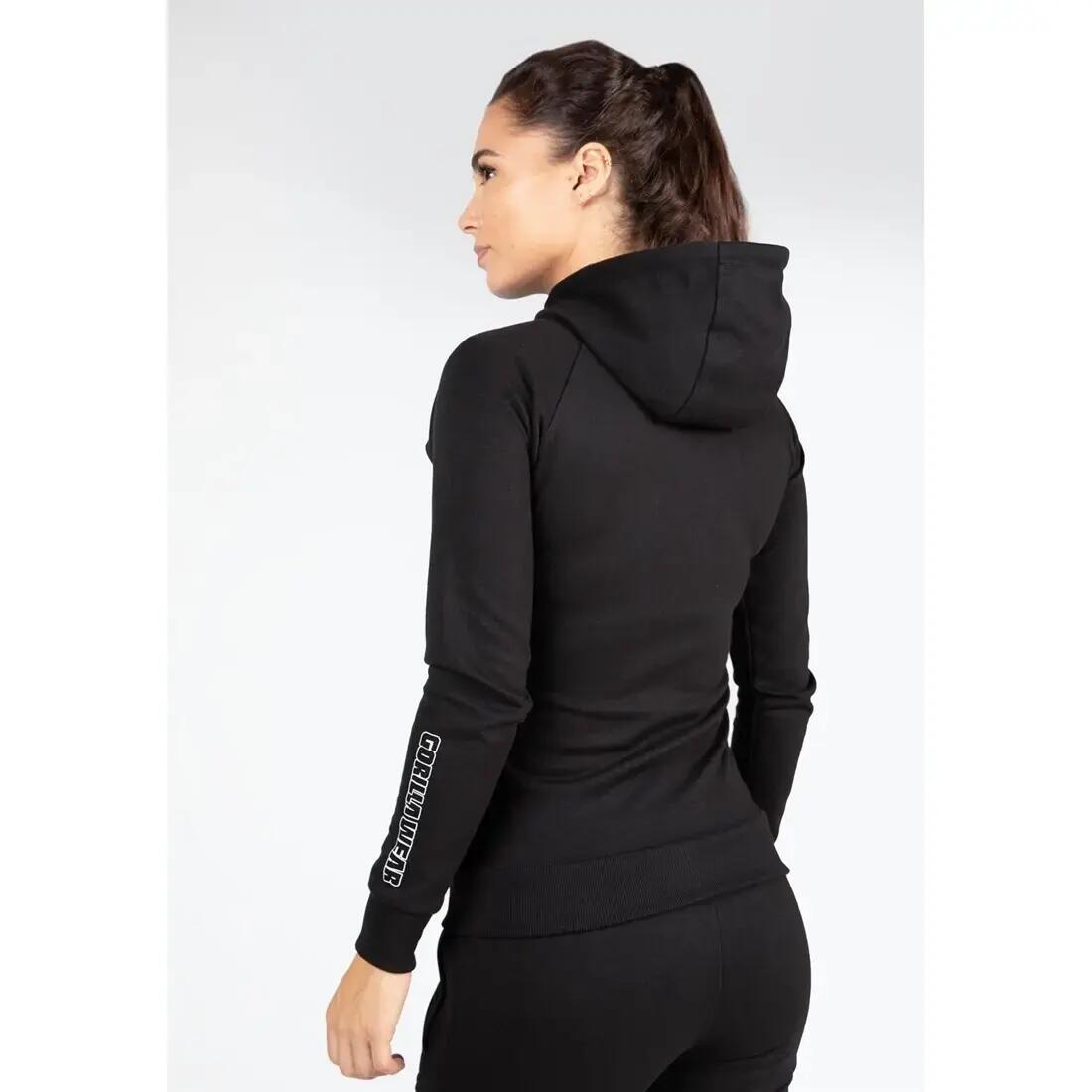 Marion Zipped Hoodie - Zwart 5/7
