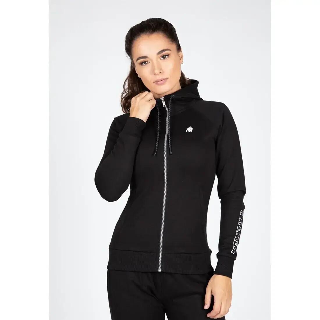 Marion Zipped Hoodie - Zwart 3/7