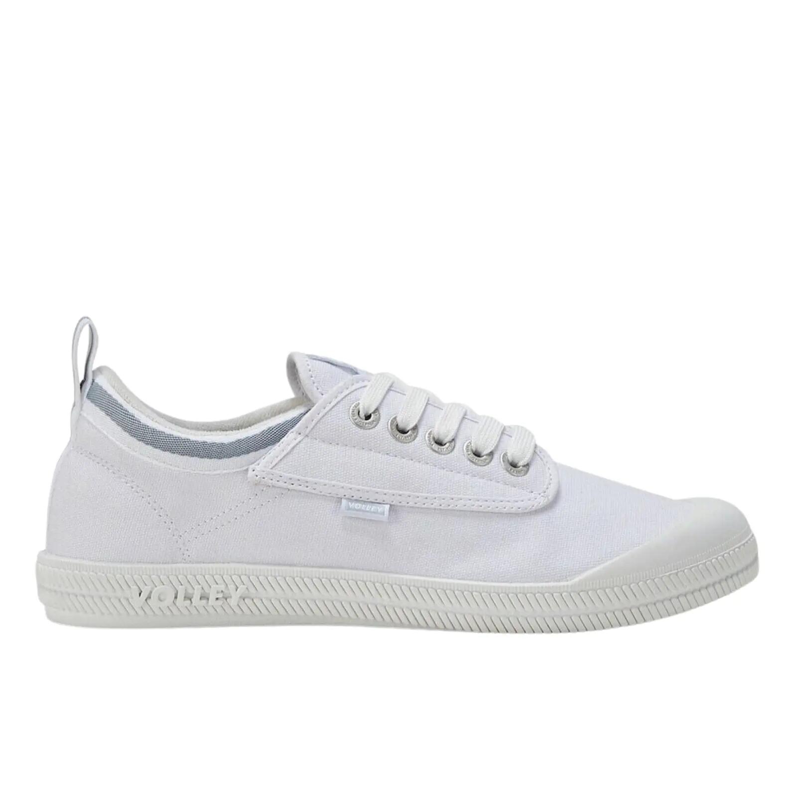 Dunlop Volleys International Volley Low Canvas Casual Shoes - White/Light Grey
