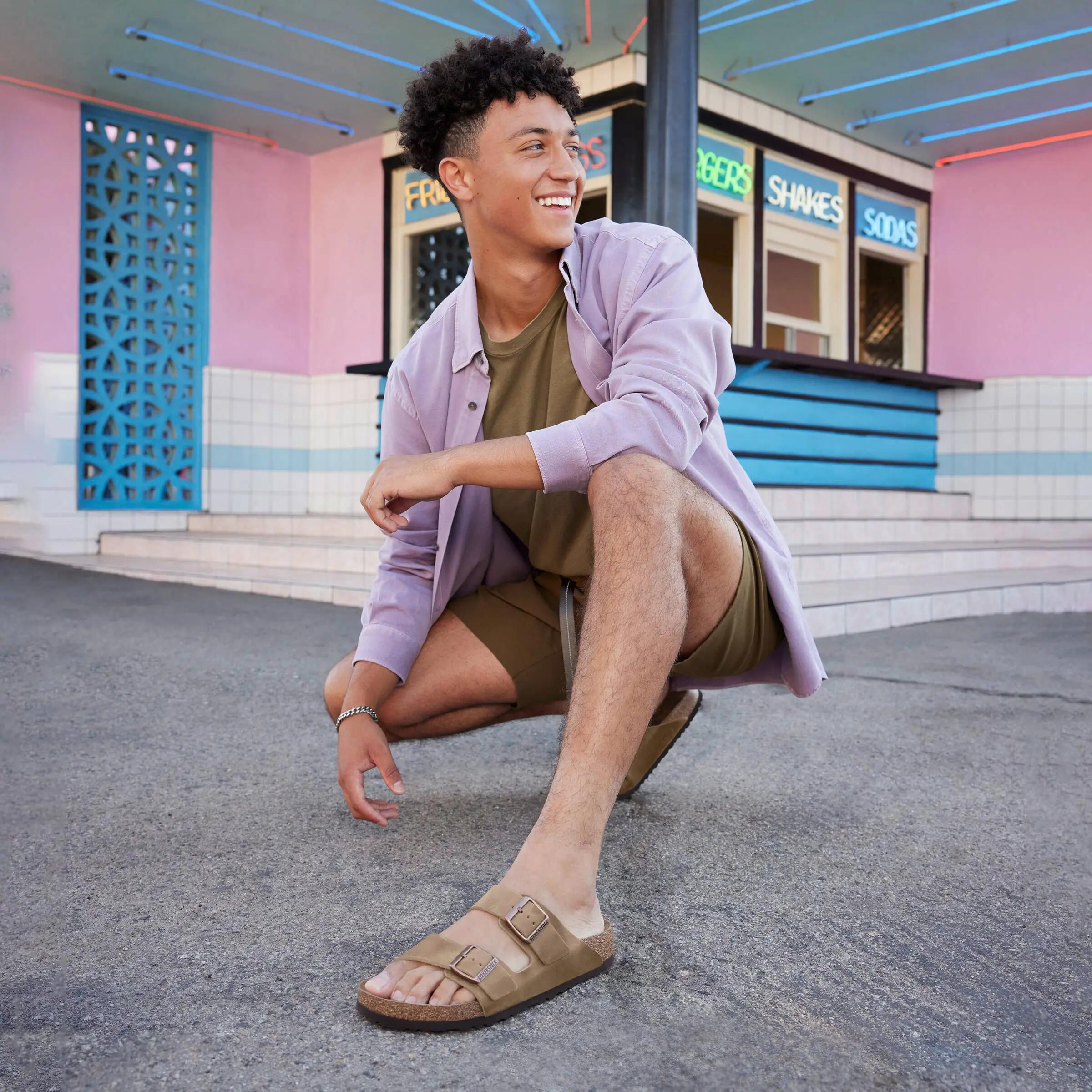 Chanclas Birkenstock Arizona Tabacco Marrone Mujer 7/8