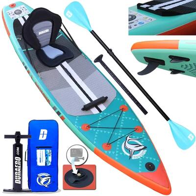 DURAERO 2-in-1 SUP/kayak 330x76x15 cm portata massima 150 kg turchese menta