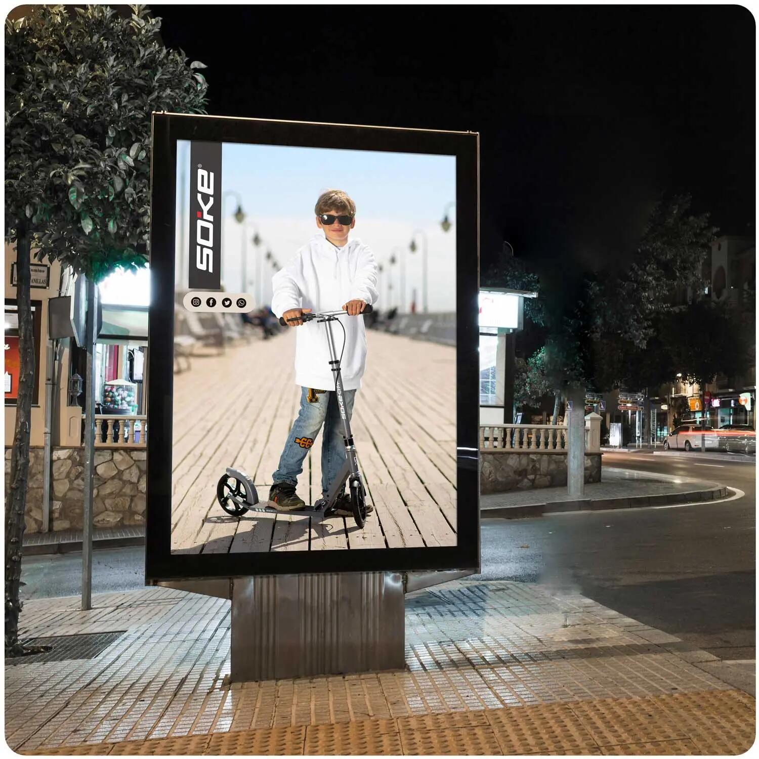Scooter grigio Soke City 8/8