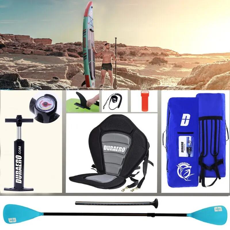 DURAERO 2-in-1 SUP/Kajak 330x76x15 cm, Traglast 150 kg, Farbe Minttürkis 6/7
