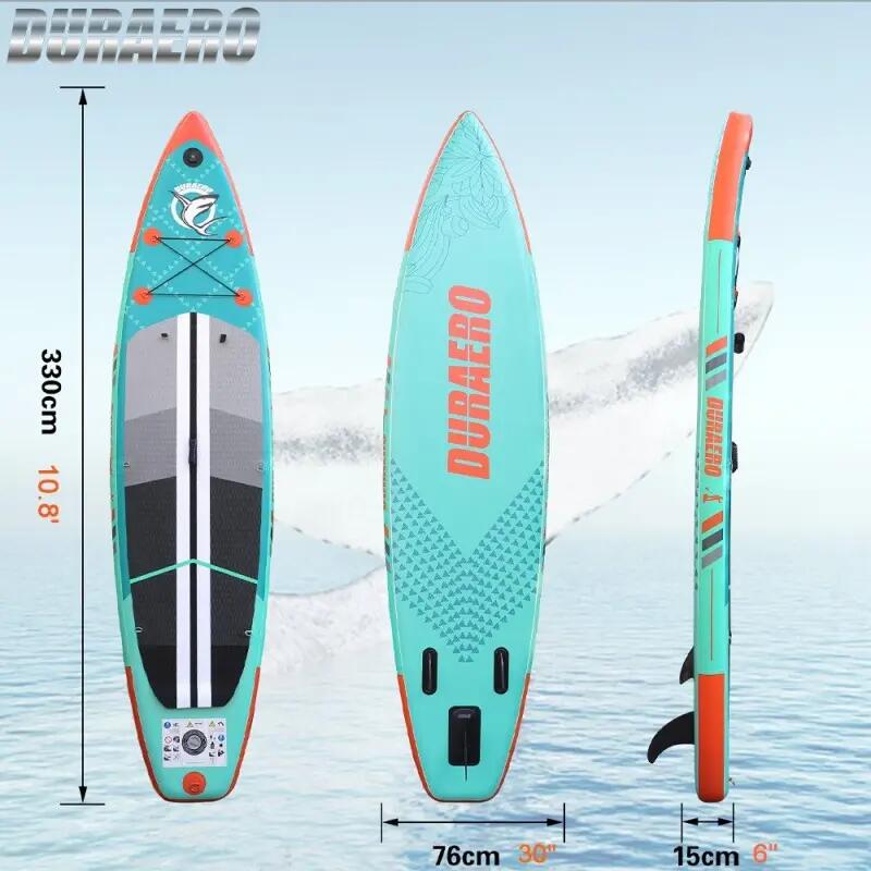 DURAERO 2-in-1 SUP/Kajak 330x76x15 cm, Traglast 150 kg, Farbe Minttürkis 2/7