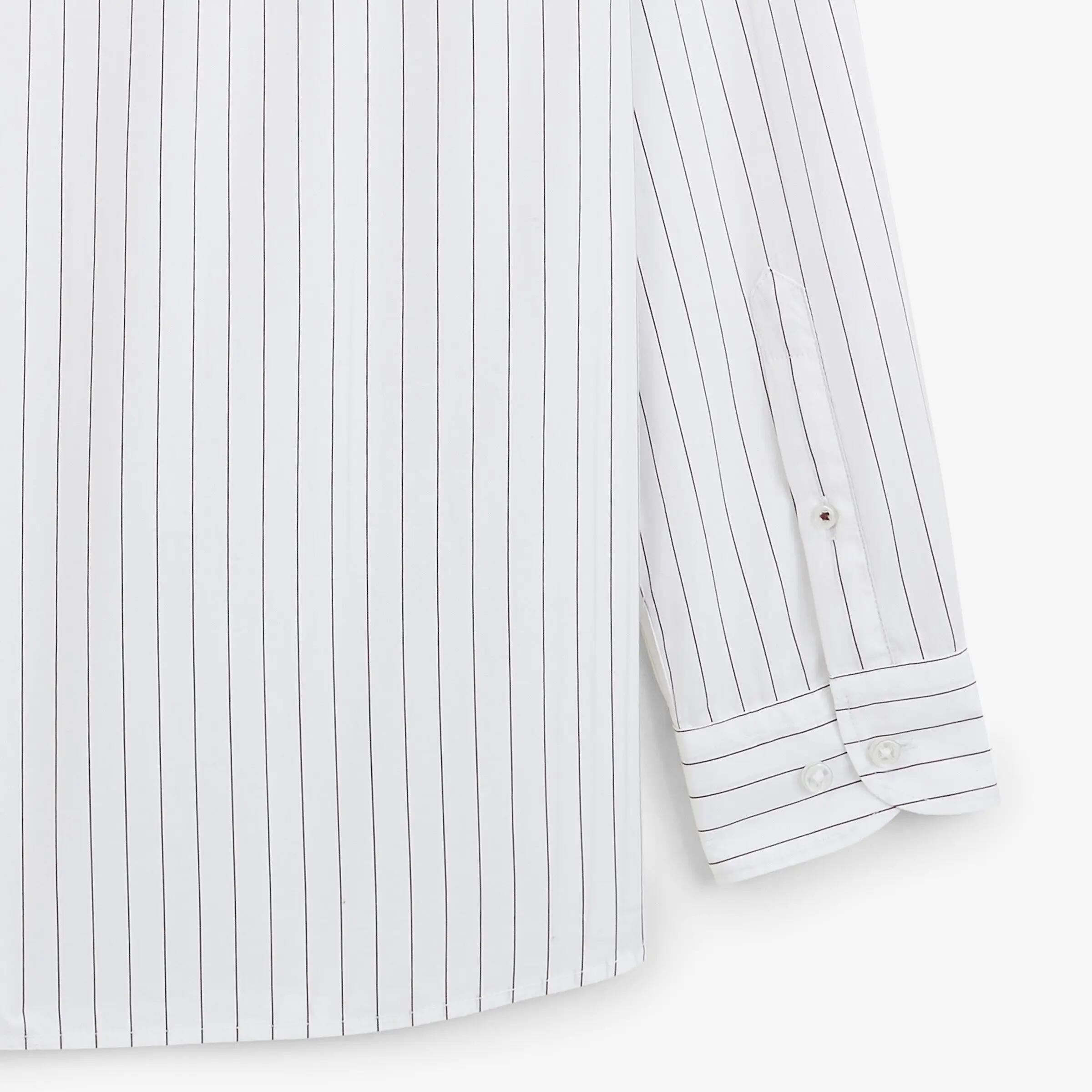 Camicia a maniche lunghe in cotone a righe 4/4