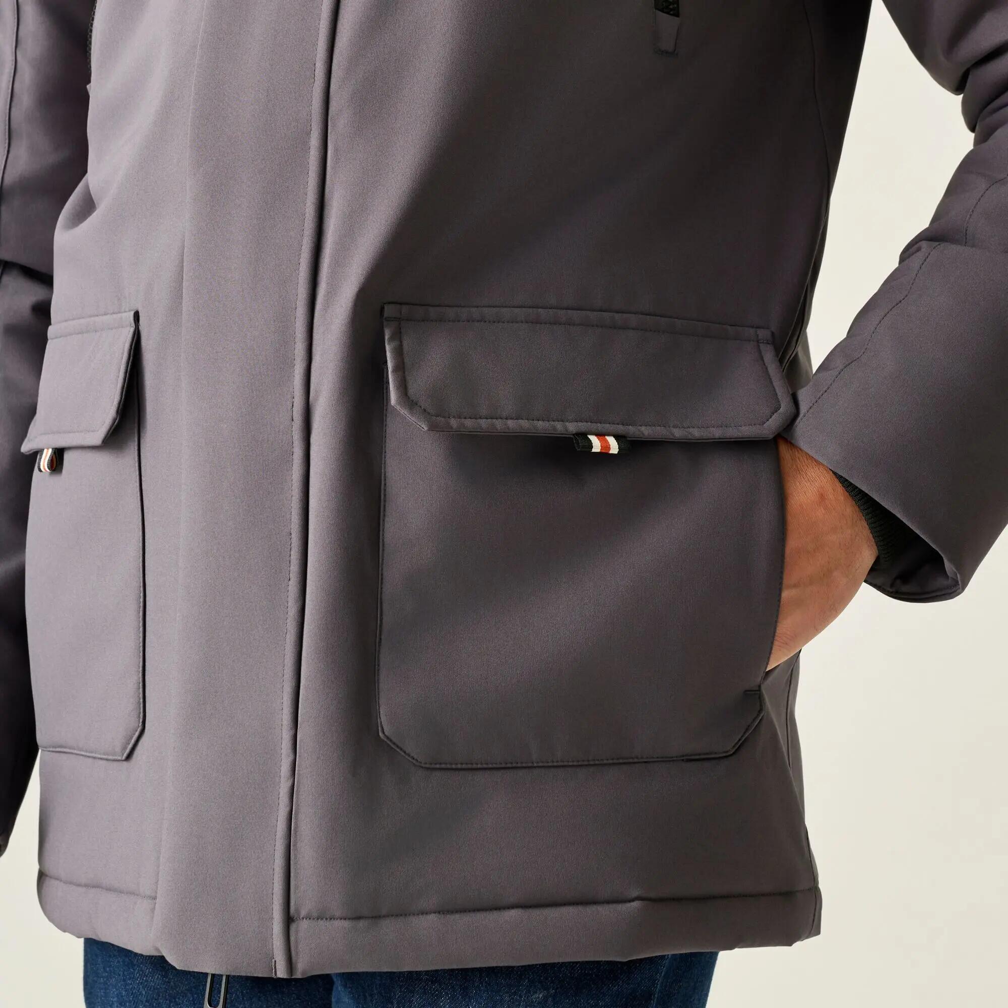 Chaqueta impermeable aislante Marron para hombre 6/14