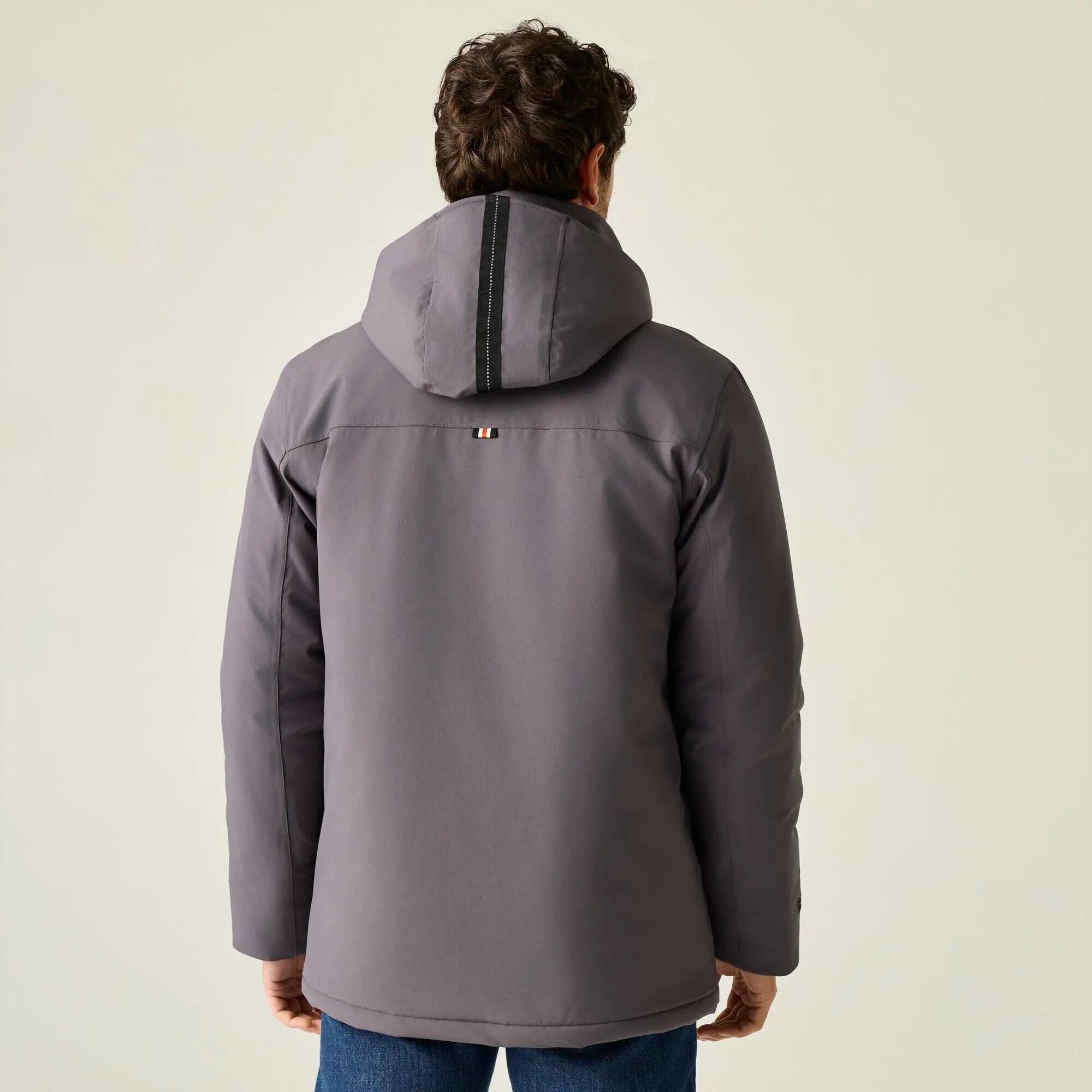 Chaqueta impermeable aislante Marron para hombre 3/14