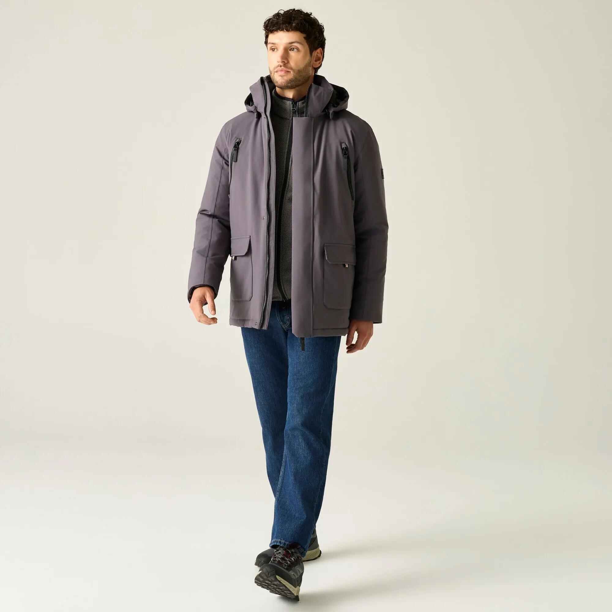 Chaqueta impermeable aislante Marron para hombre 2/14