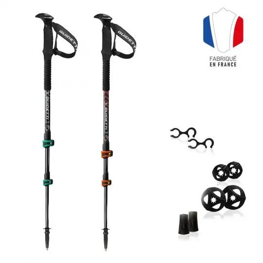 Bâtons de Randonnée télescopiques Carbone / Alu- CIME Mélèze 2/7