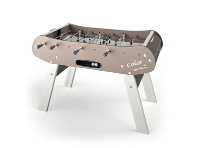 Calcio balilla - Gioco da interno - Compatto melaminico - Sabbia e grigio