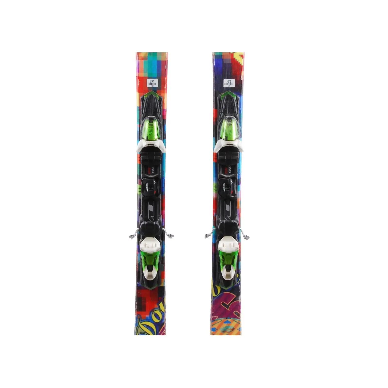 RECONDITIONNE - Ski Nordica Double Six + Fixations 3/4