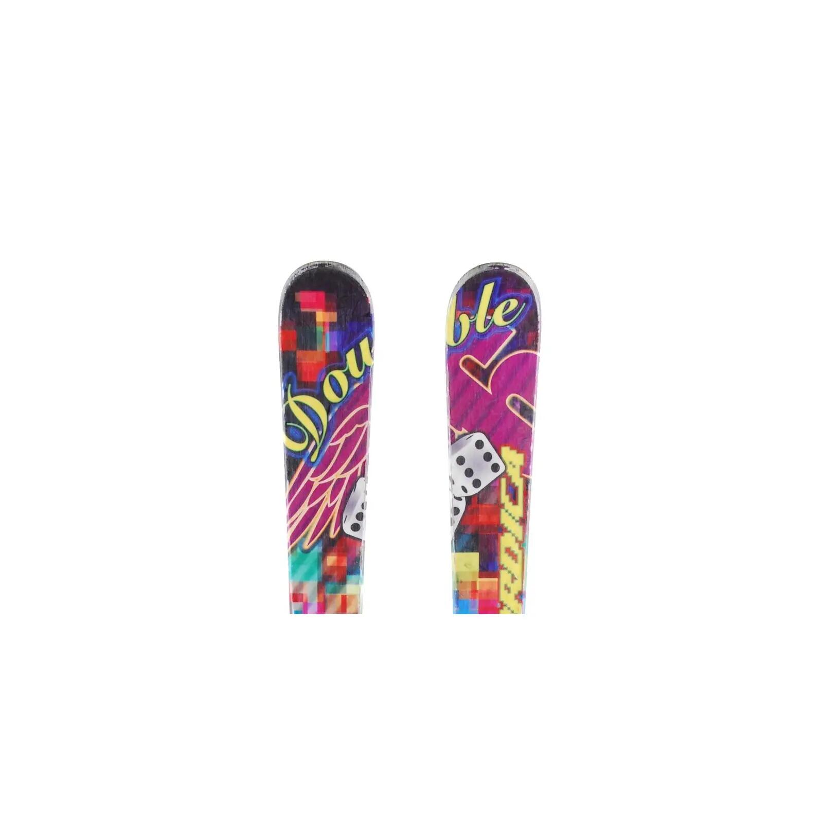 RECONDITIONNE - Ski Nordica Double Six + Fixations 2/4