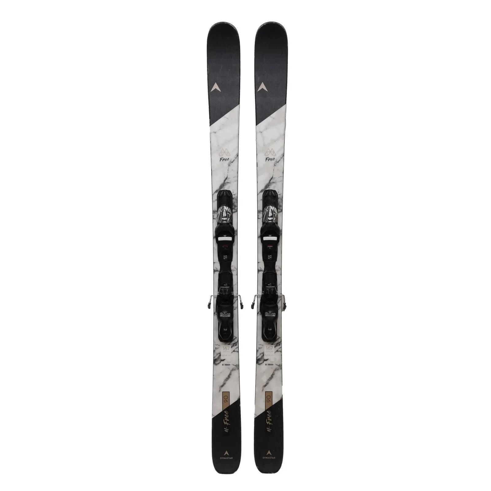 RECONDITIONNE - Ski Dynastar M Free 90 + Fixations 2/4