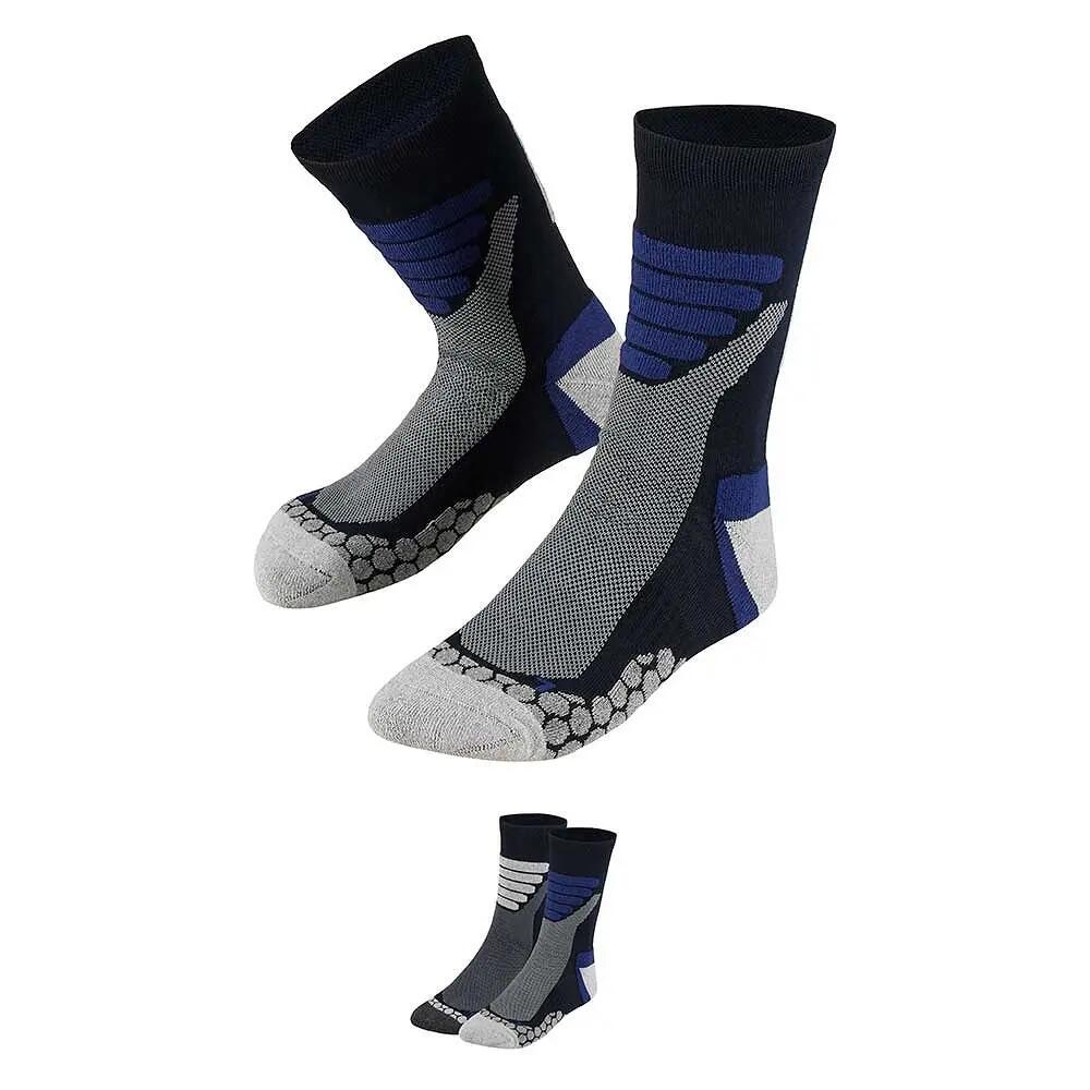 Skarpety trekkingowe Coolmax® do łydki 4 pary – Niebieski 6/6
