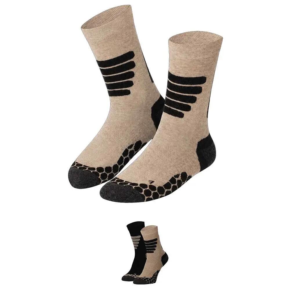 Skarpety trekkingowe Coolmax® do łydki 4 pary – Beżowy 5/6