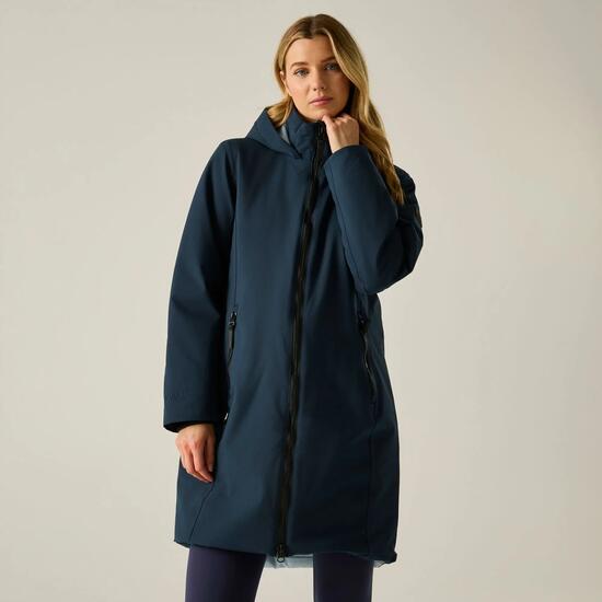 Damen Marron wasserdichte isolierte Jacke