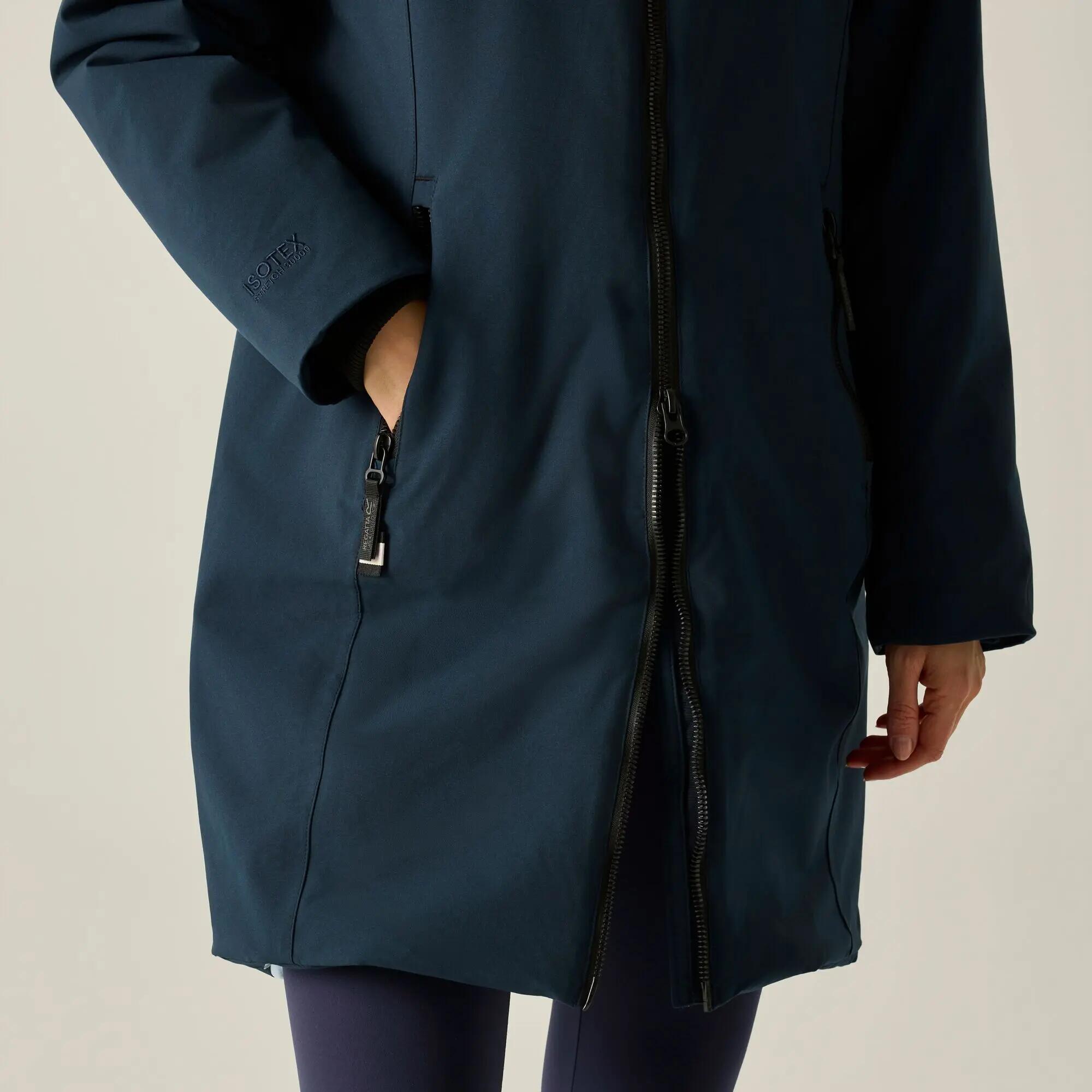 Damen Marron wasserdichte isolierte Jacke 7/14