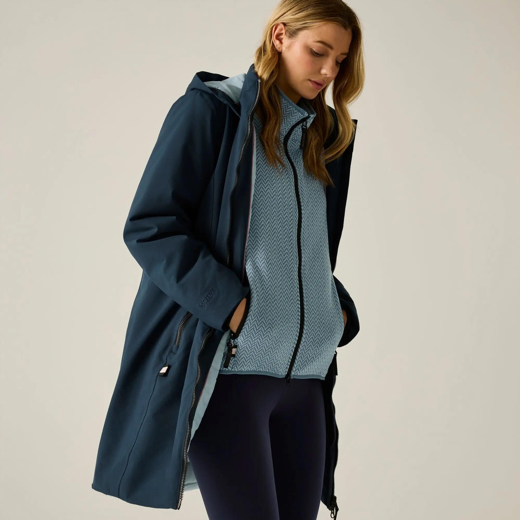 Damen Marron wasserdichte isolierte Jacke 6/14