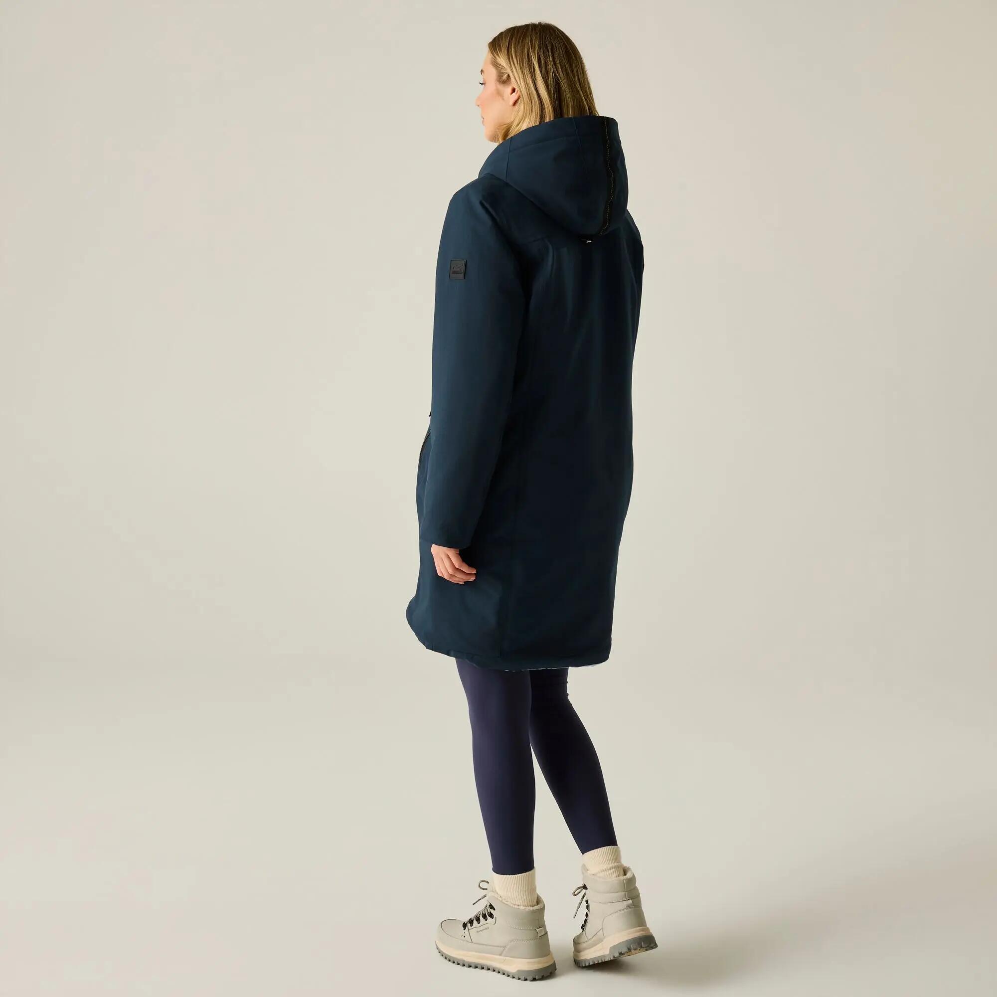 Damen Marron wasserdichte isolierte Jacke 2/14