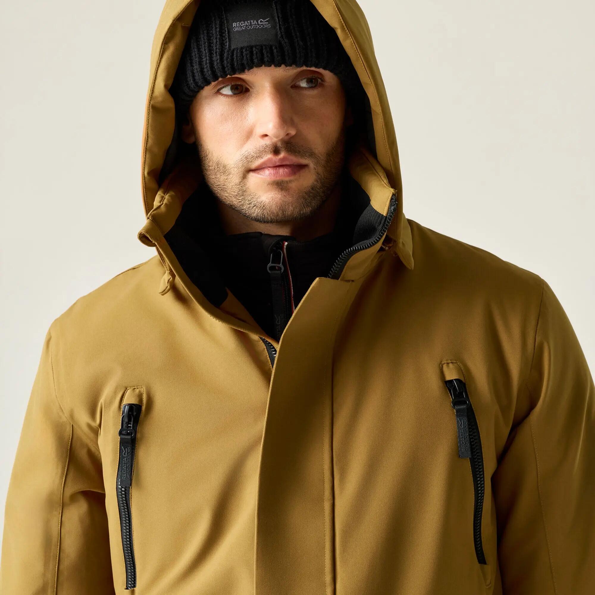 Chaqueta impermeable aislante Marron para hombre 8/14