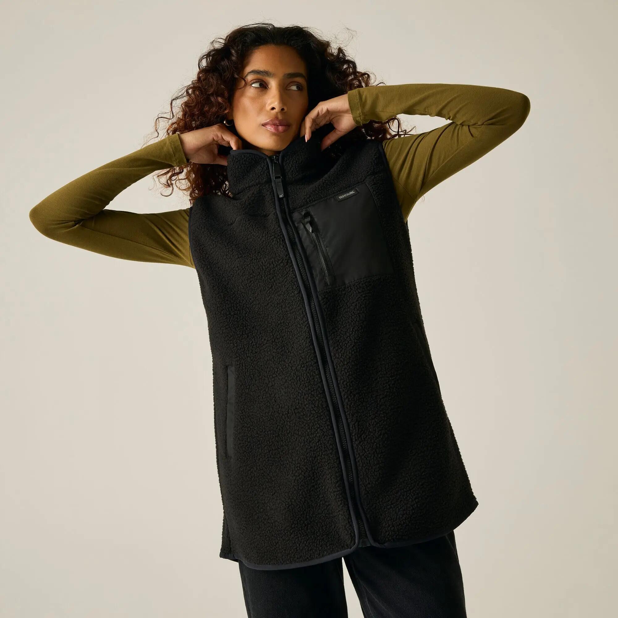 Bodywarmer Frankie Borg Longline pour femmes 5/11