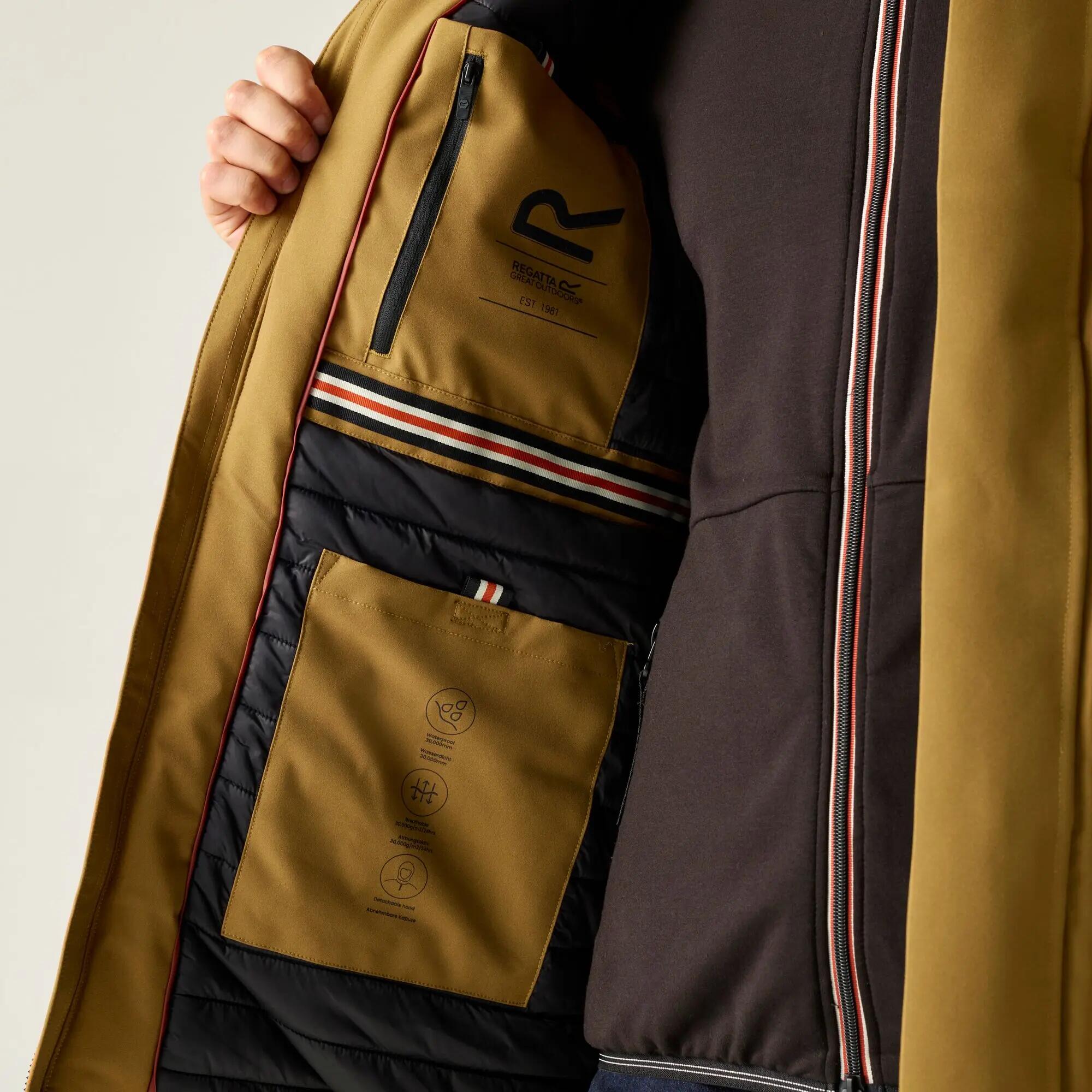 Chaqueta impermeable aislante Marron para hombre 7/14