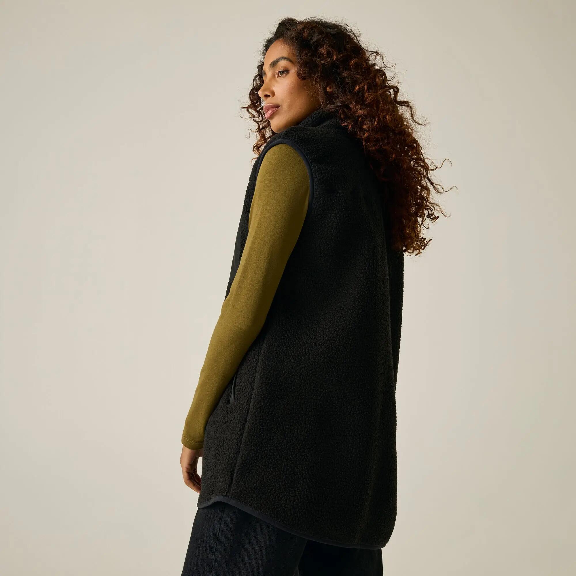 Bodywarmer Frankie Borg Longline pour femmes 4/11