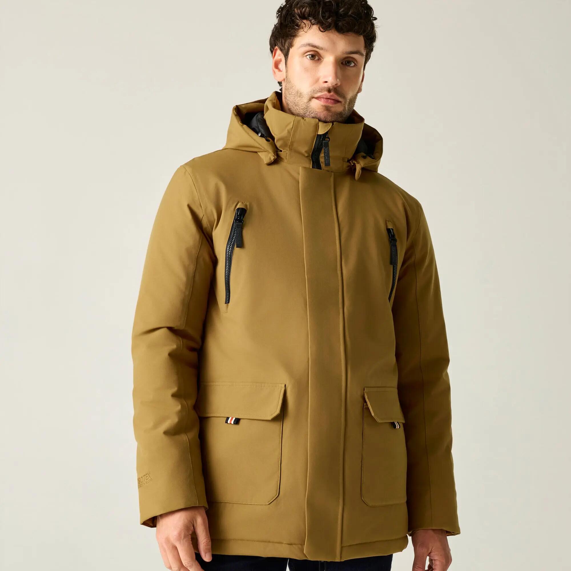 Chaqueta impermeable aislante Marron para hombre 5/14