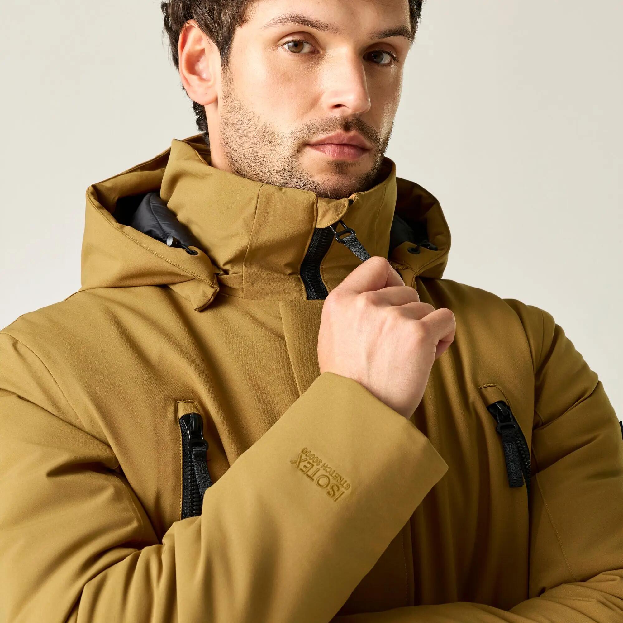 Chaqueta impermeable aislante Marron para hombre 4/14