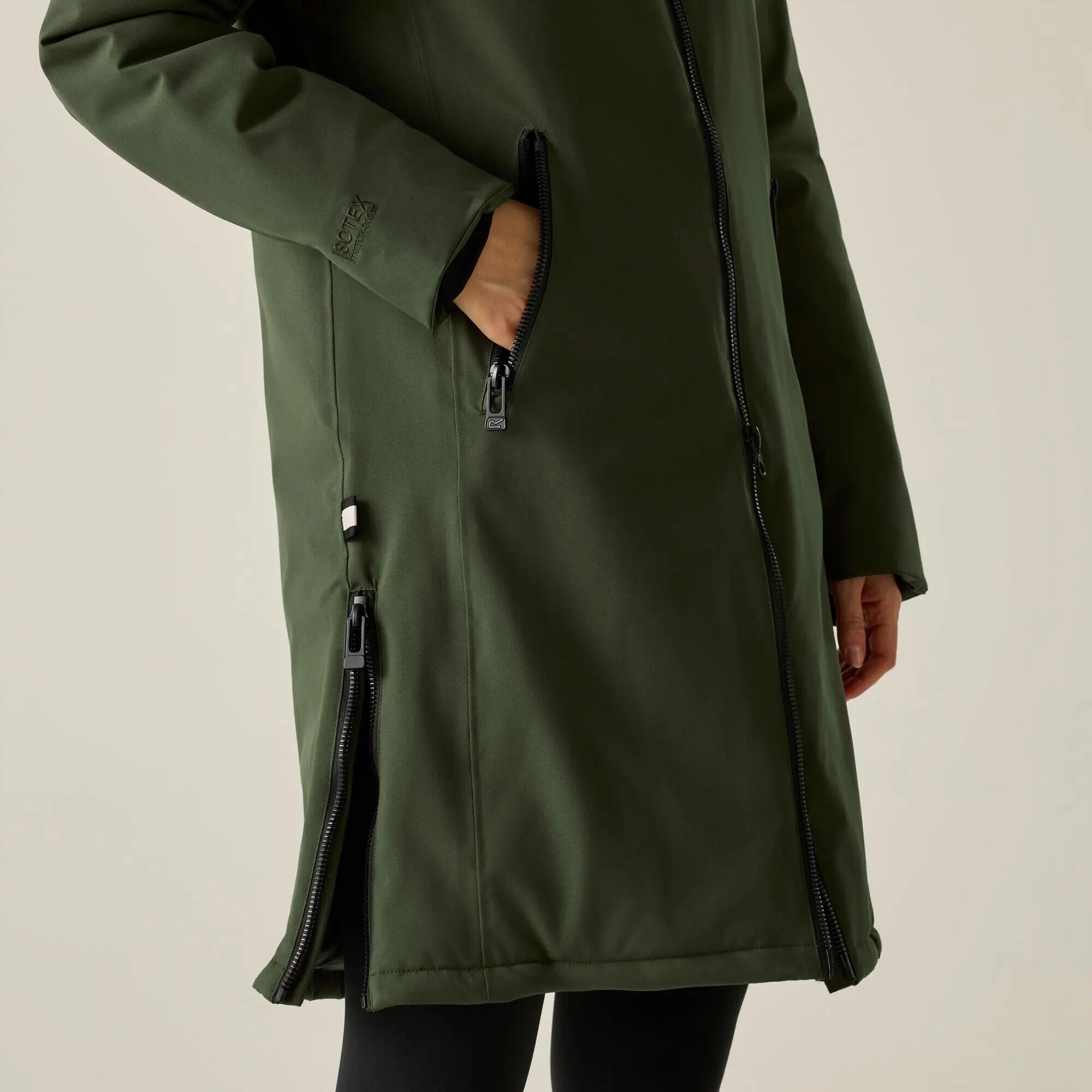 Veste étanche isolante étanche noisette pour femmes 5/9