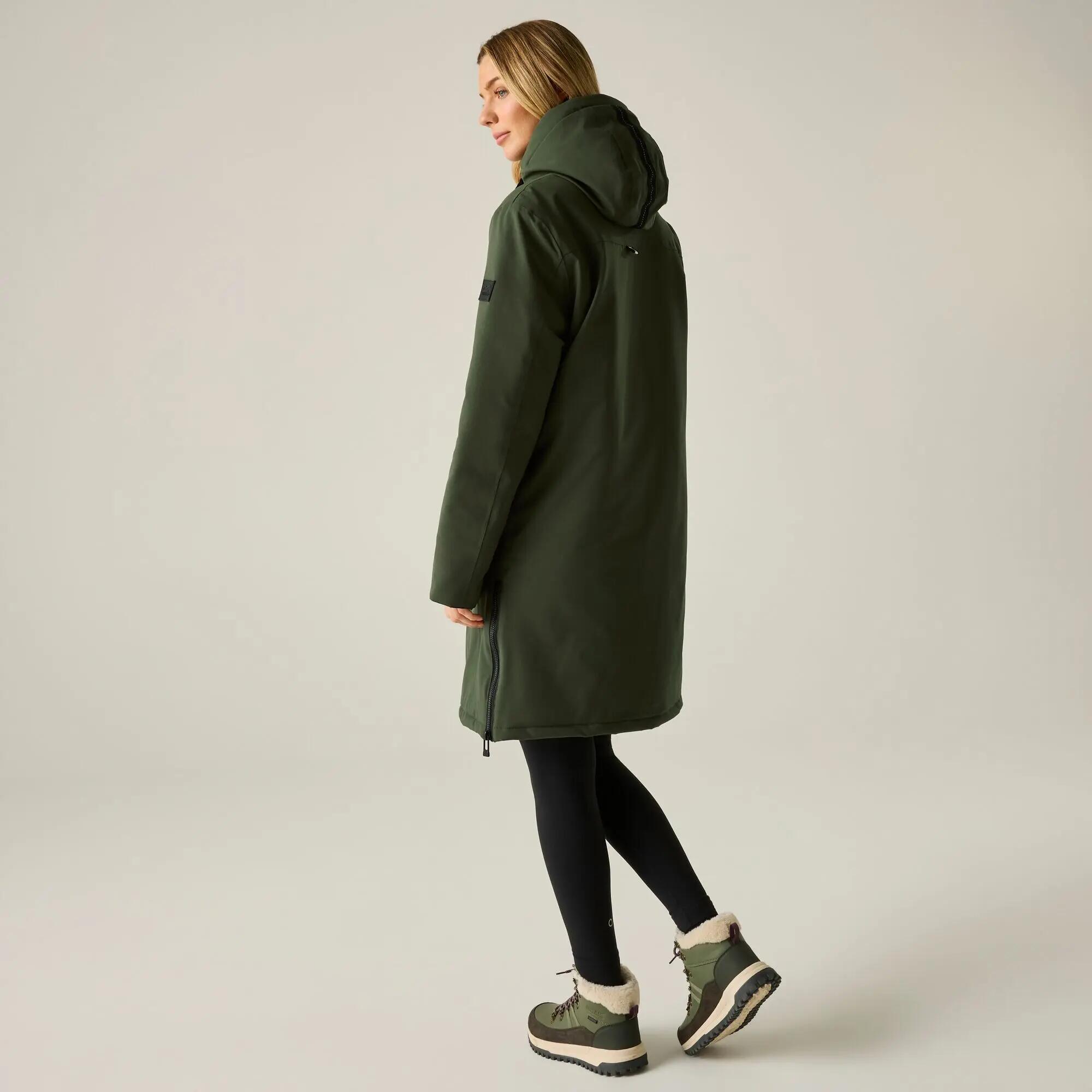Veste étanche isolante étanche noisette pour femmes 2/9