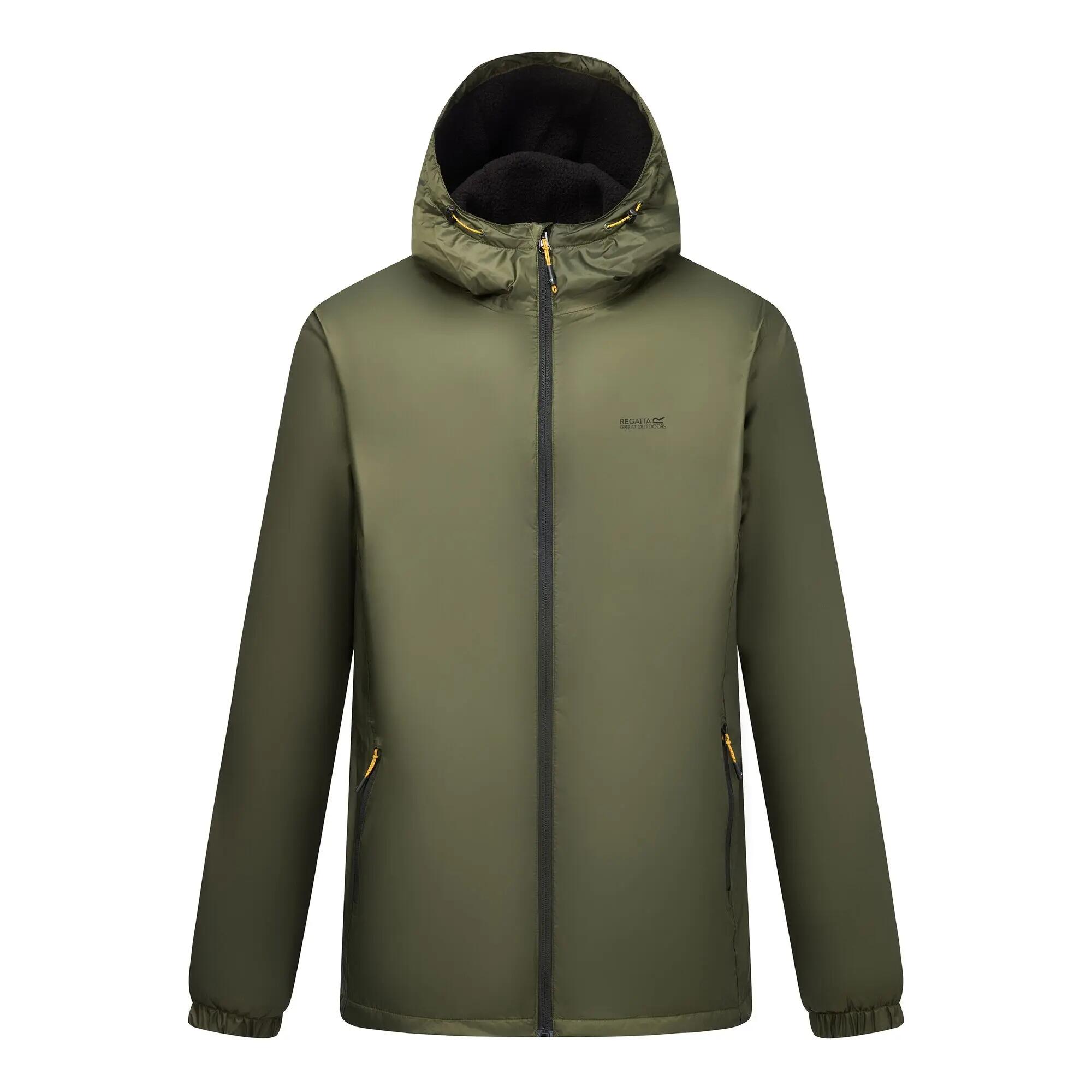 Chaqueta forrada de forro polar de kybre para hombre 7/11