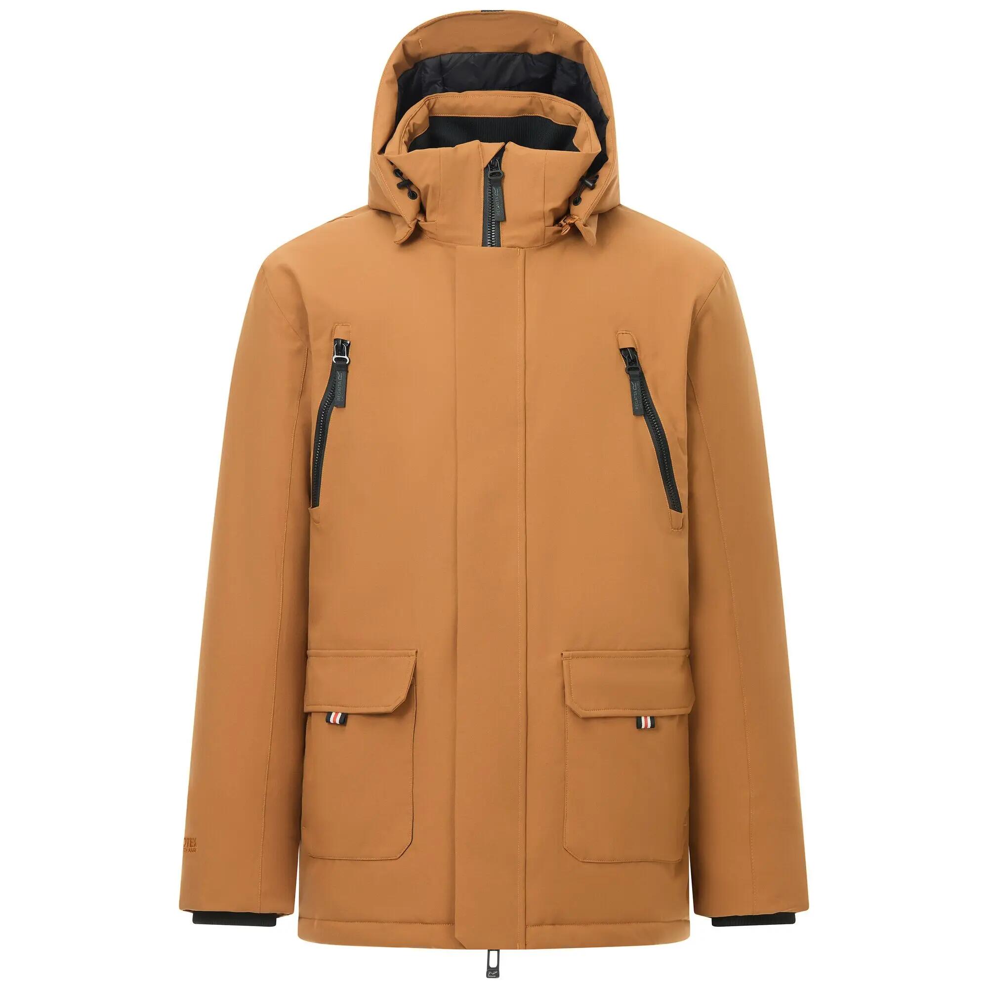 Chaqueta impermeable aislante Marron para hombre 10/14