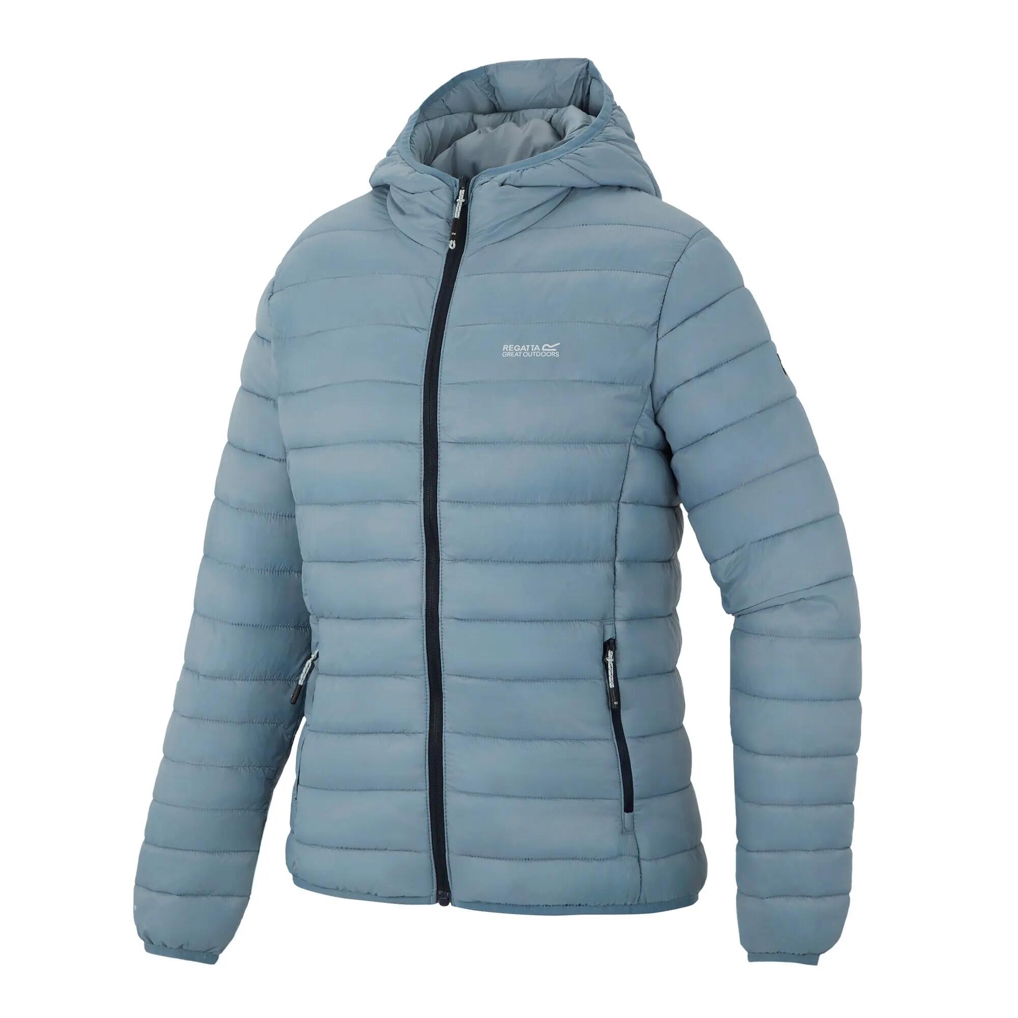 Damenjacke mit Kapuzenkapuzen Marizion gepolstert 3/5