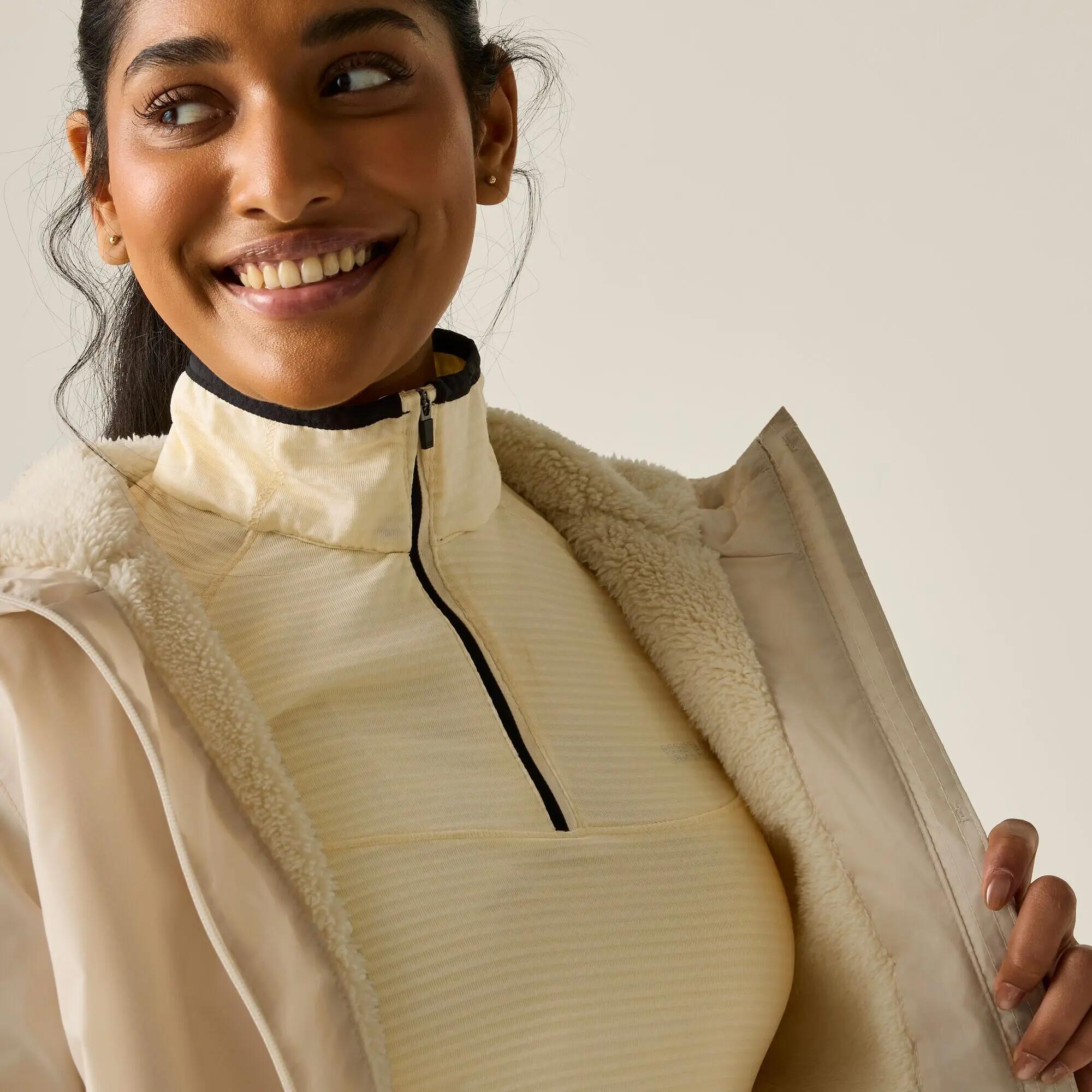 Chaqueta forrada de forro polar de kybre para mujer 3/13