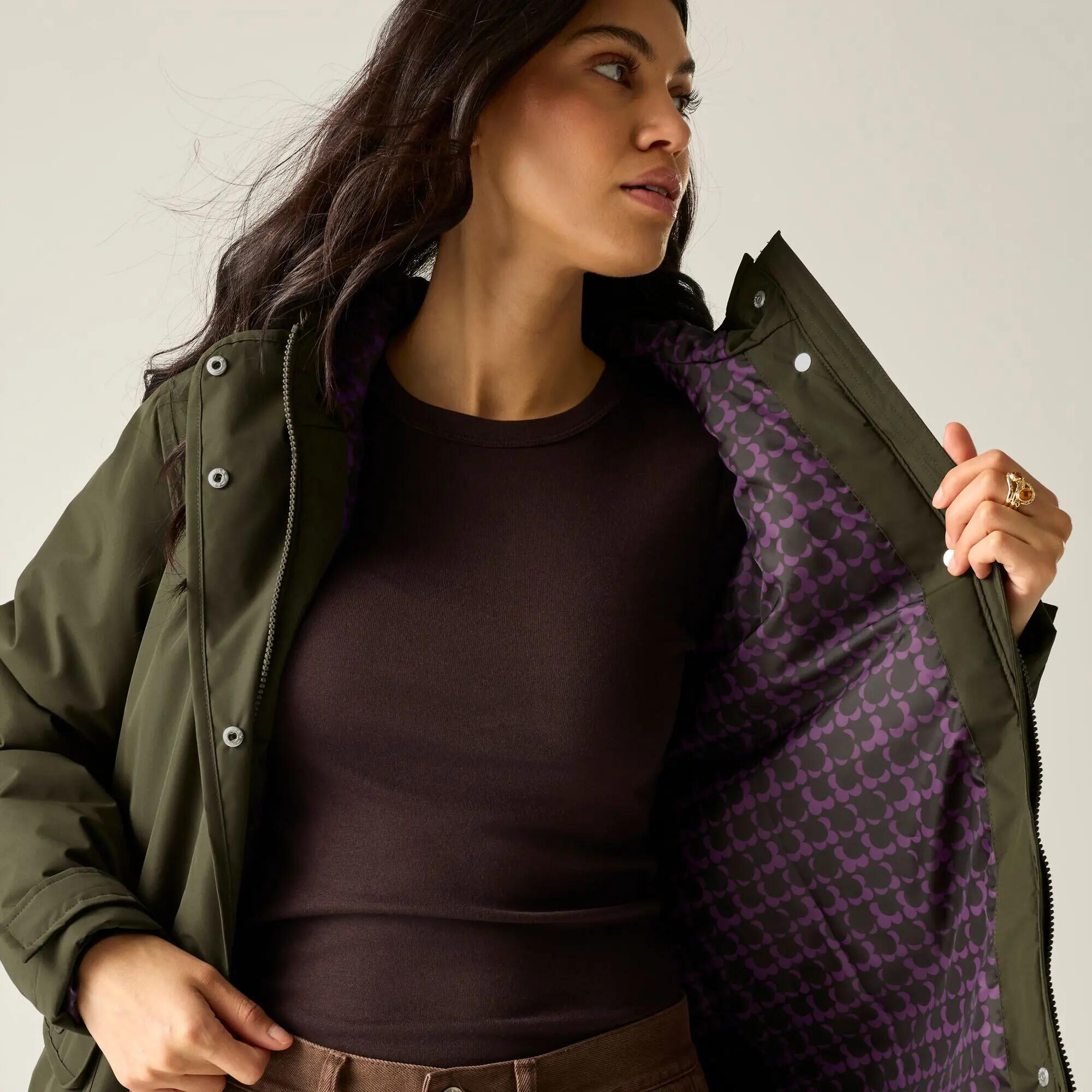 Giacca impermeabile e isolante Orla Kiely 7/9
