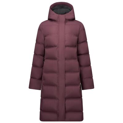 Gevulde jas hiking dames waterdicht ademend gerecycled