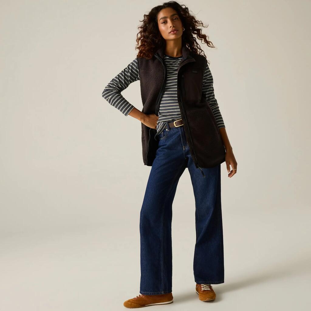 Womens Frankie Borg Longline Bodywarmer