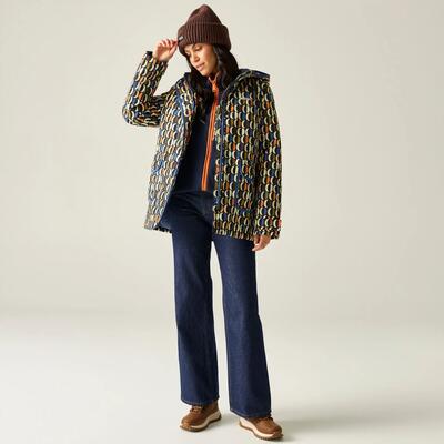 Orla kiely waterdichte geïsoleerde jas