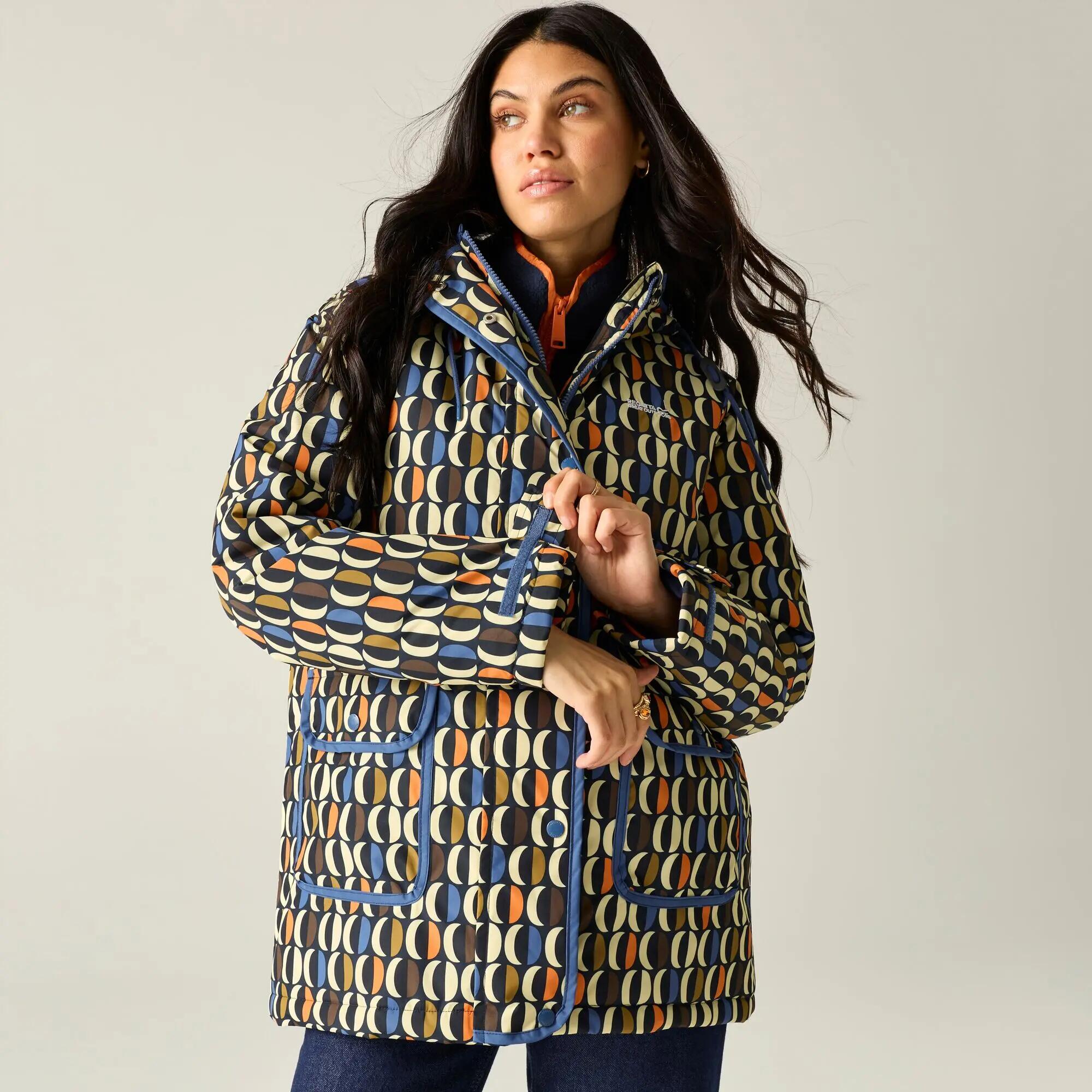 Wodoodporna kurtka izolowana Orla Kiely 7/8
