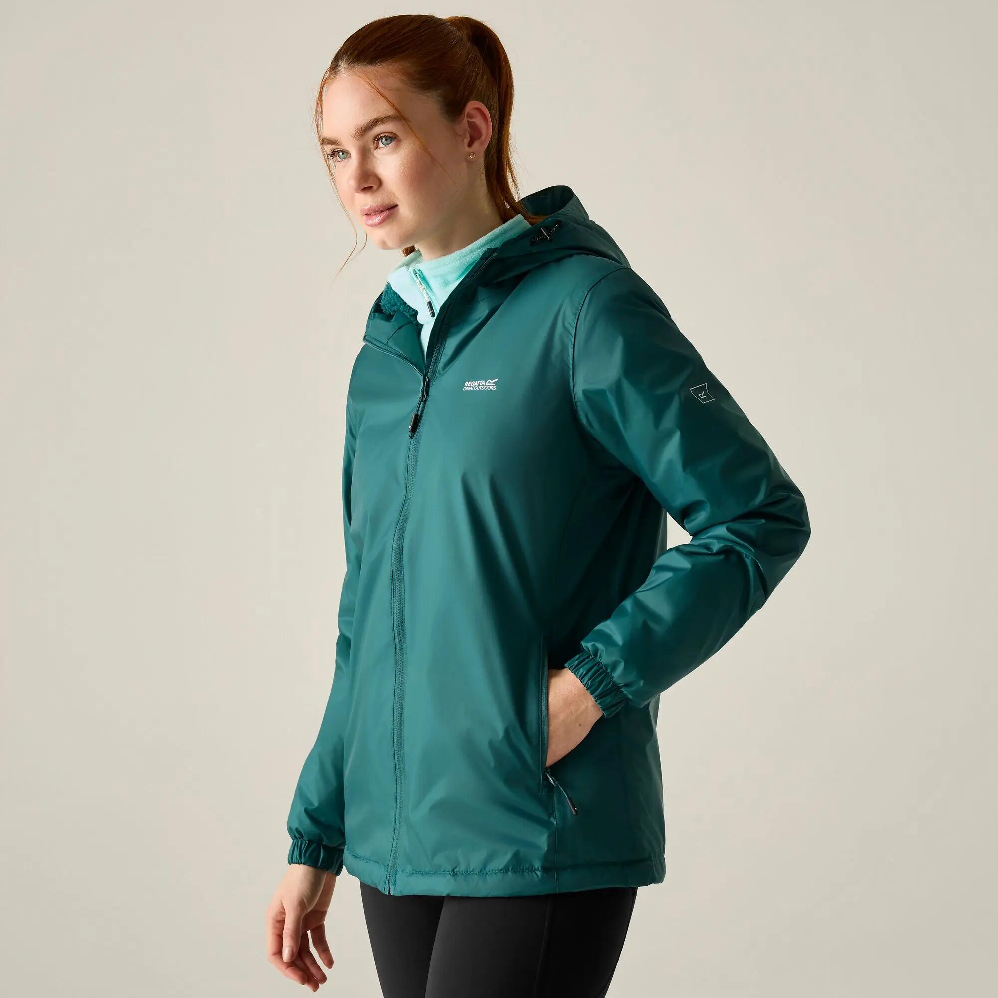 Chaqueta forrada de forro polar de kybre para mujer 5/13