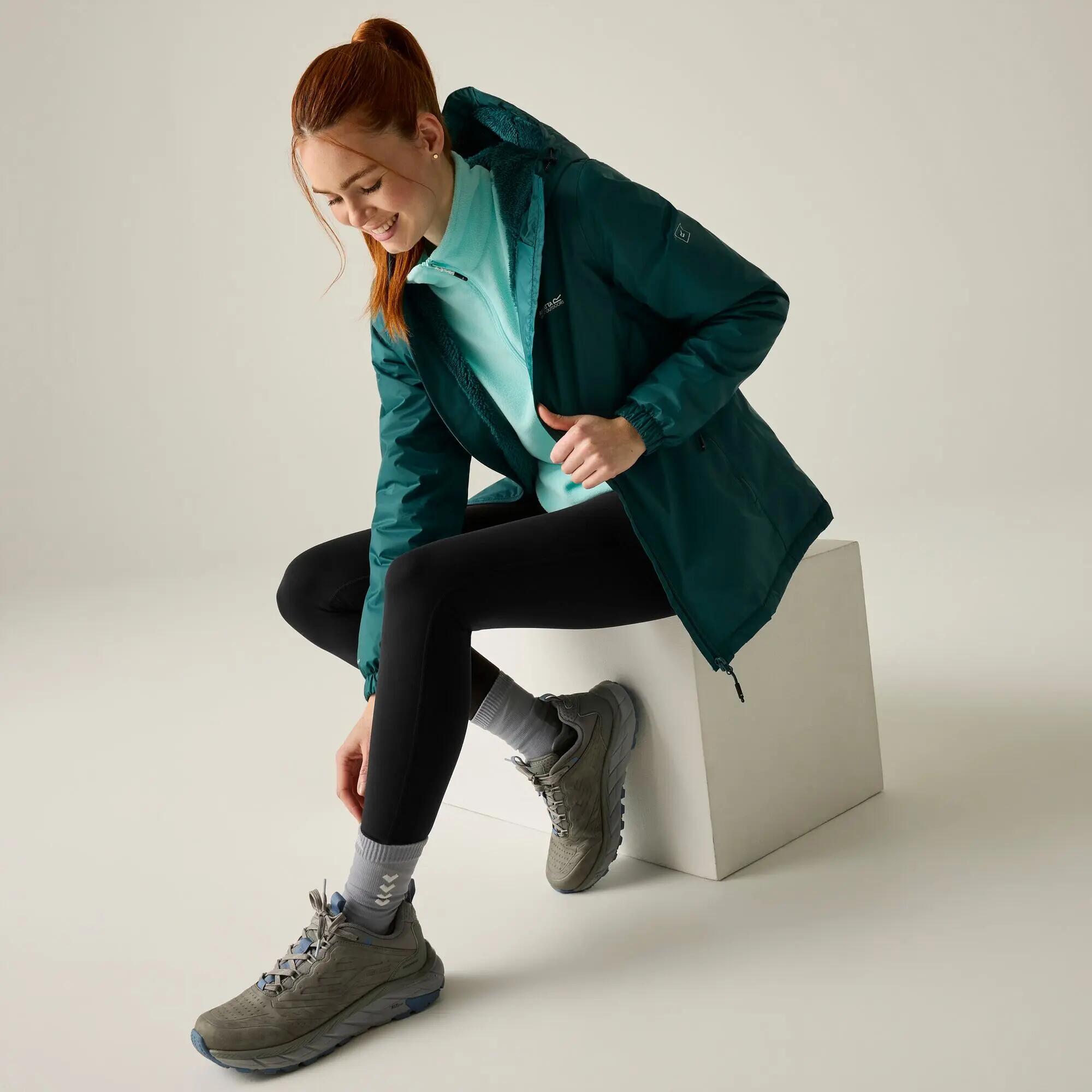 Chaqueta forrada de forro polar de kybre para mujer 4/13