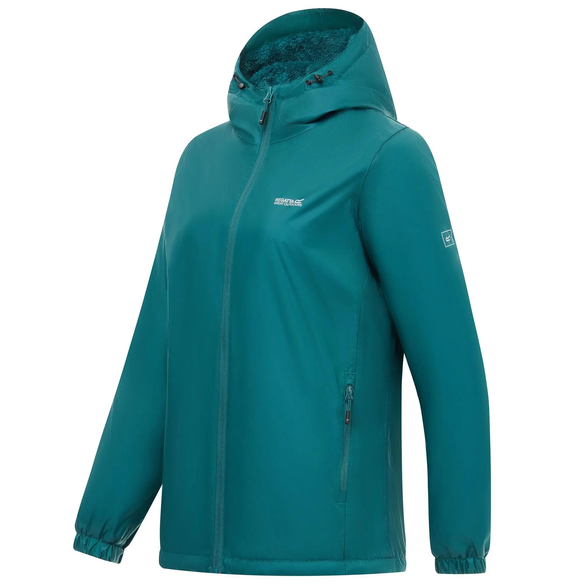 Chaqueta forrada de forro polar de kybre para mujer 10/13
