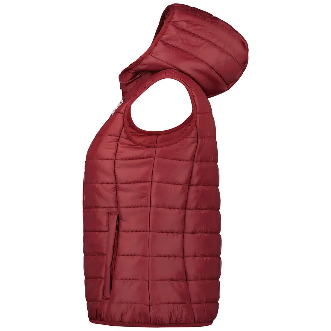 Bezrękawnik Geographical Norway VATIKA HOOD EO GIRL 233 bordowy dla dziewczynki 4/7