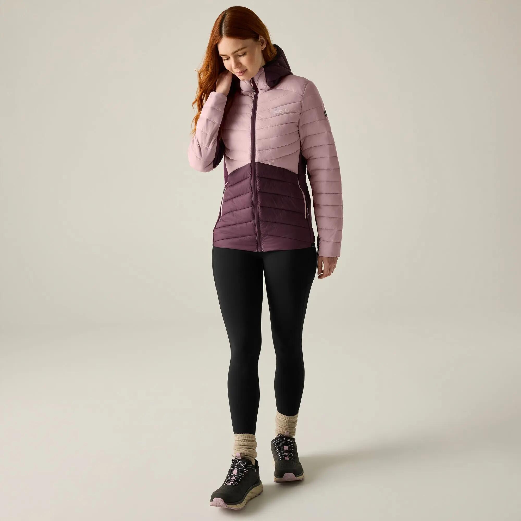 Chaqueta híbrida Leedre con capucha para mujer 7/13