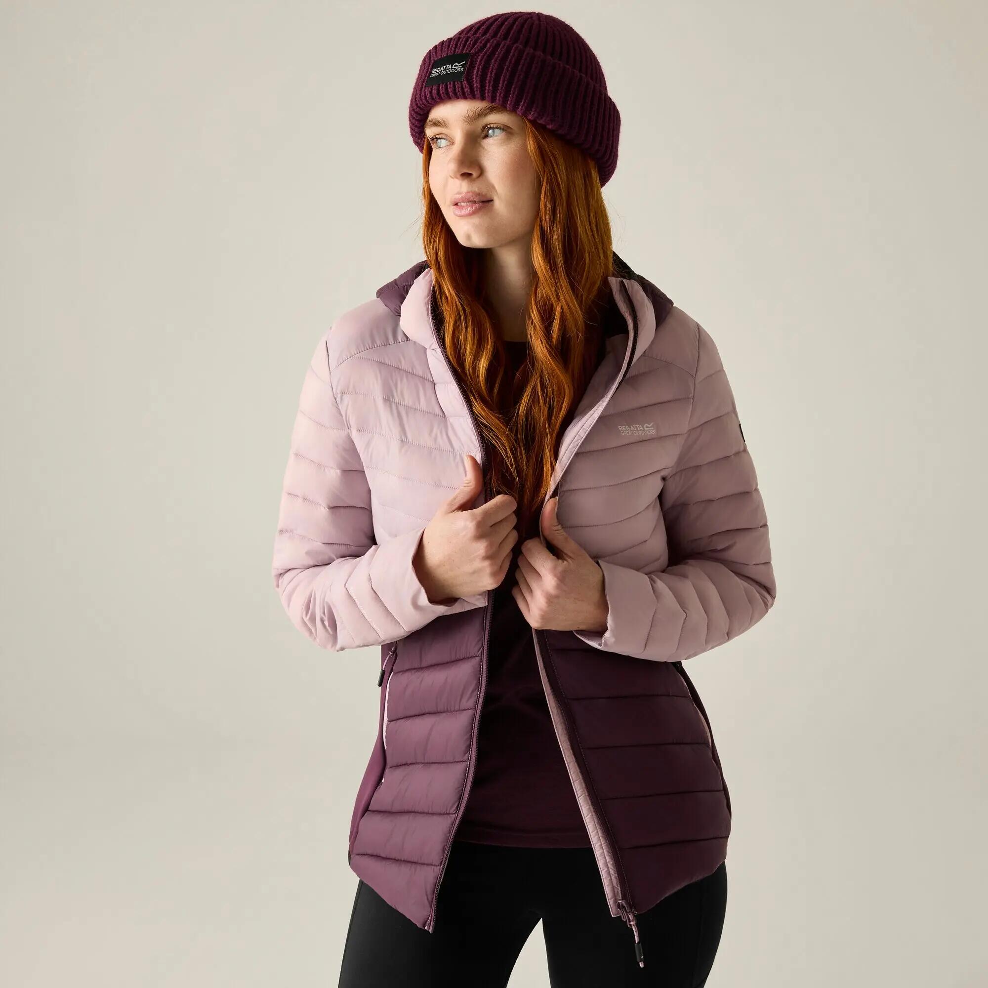 Chaqueta híbrida Leedre con capucha para mujer 6/13