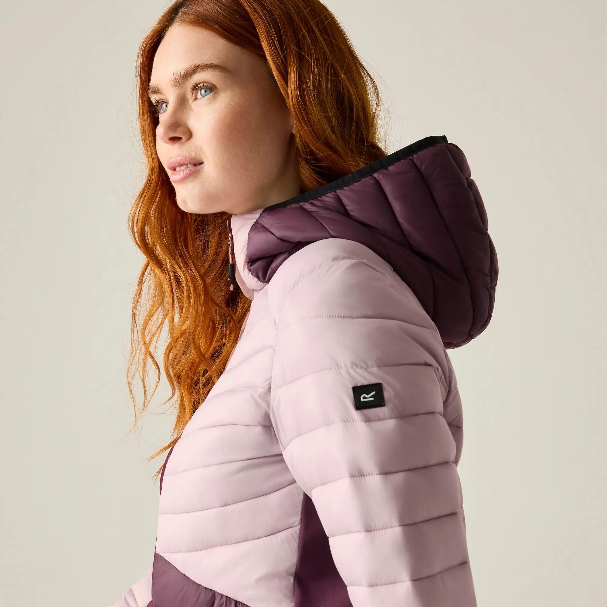 Chaqueta híbrida Leedre con capucha para mujer 4/13