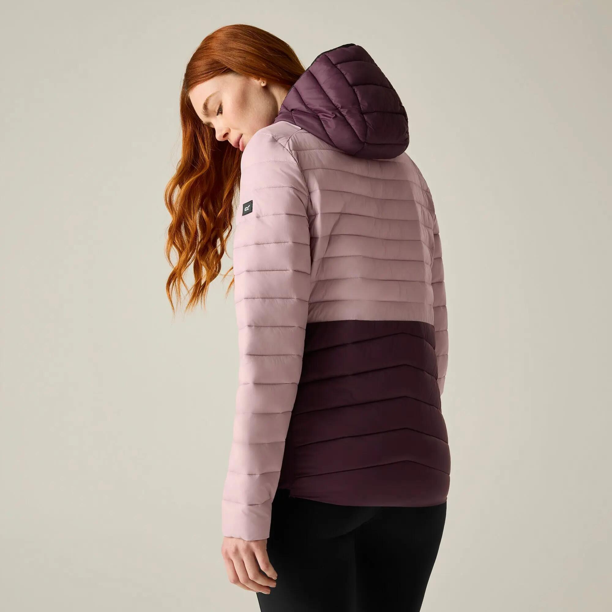Chaqueta híbrida Leedre con capucha para mujer 2/13