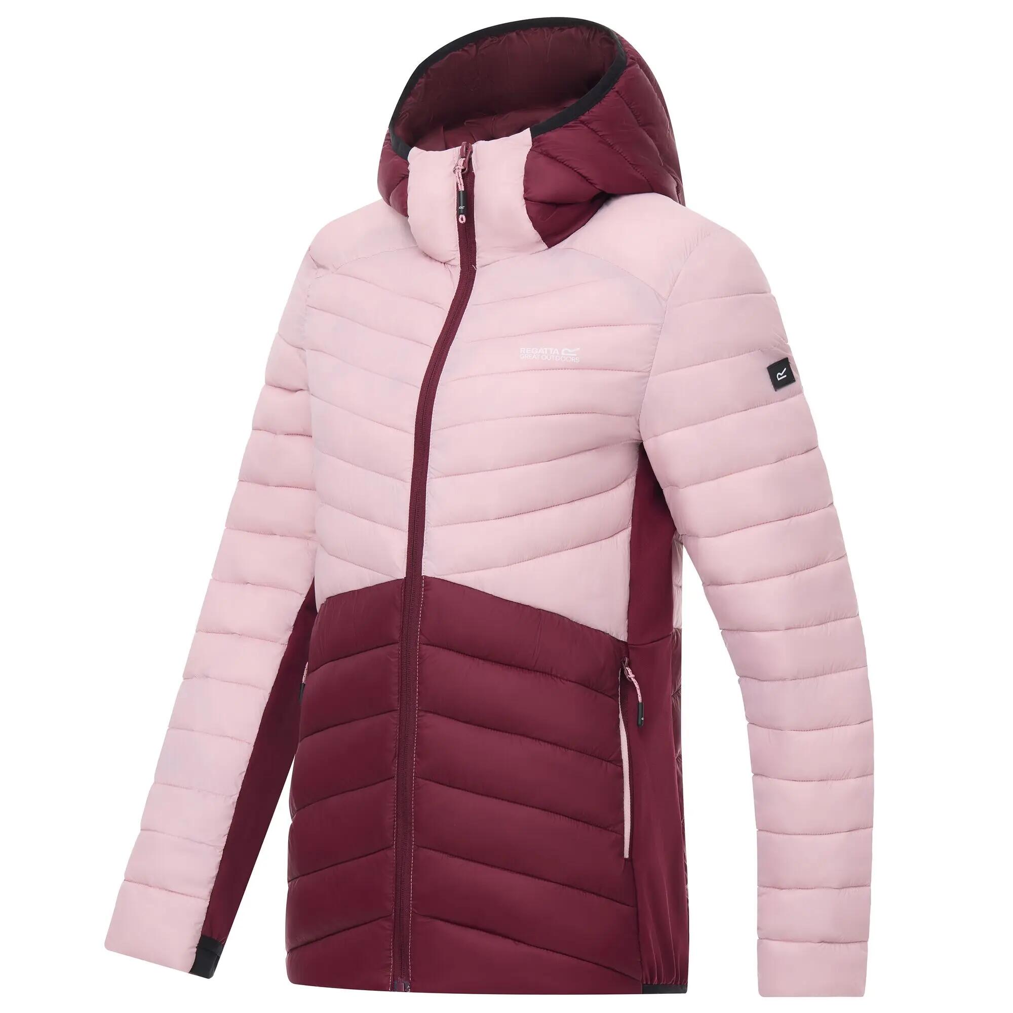 Chaqueta híbrida Leedre con capucha para mujer 10/13