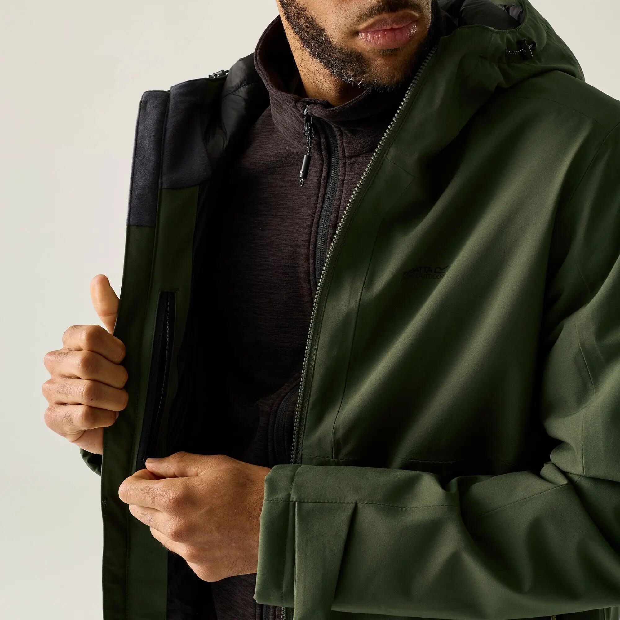 Chaqueta impermeable Hoscar para hombre 8/14